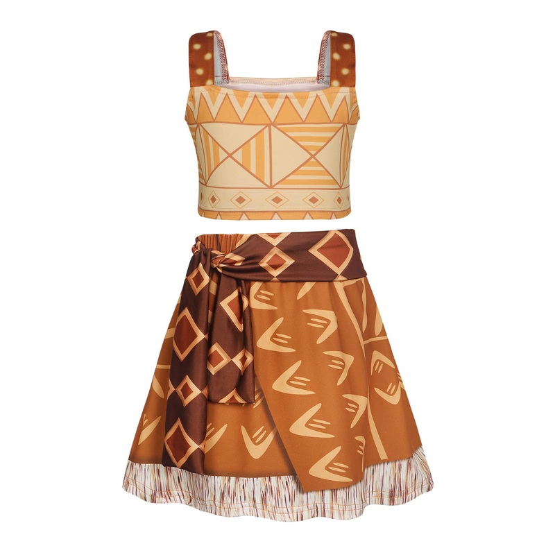 WonderBabe Loto Dress Costume for Girls Adventure Outfit Fashion for Pretend Play Dress Up Kids Birthday & Christmas Gift for Gi