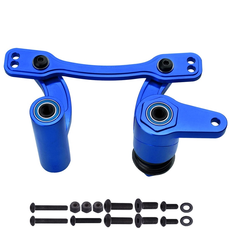 Aluminum Steering Bell Crank Set Steering Rack Servo Saver Complete for Arrma 1/8 Kraton/Notorious/Mojave/Felony Infraction/Outc