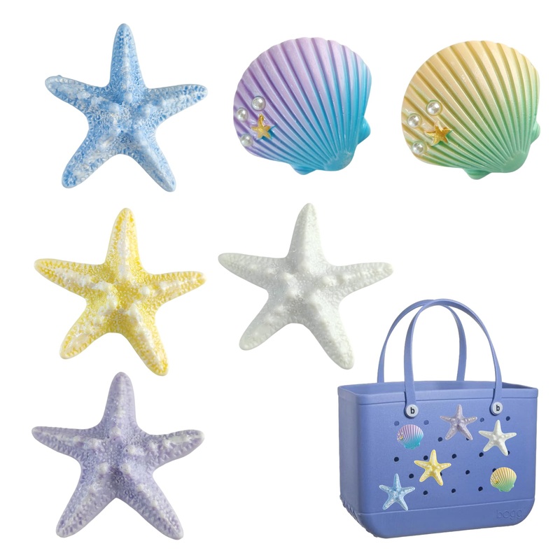 Charms for Bogg Bag, Decorative Rubber Charms for Beach Tote Bags, Personalized Insert Accessories for Simply Southern and Bogg