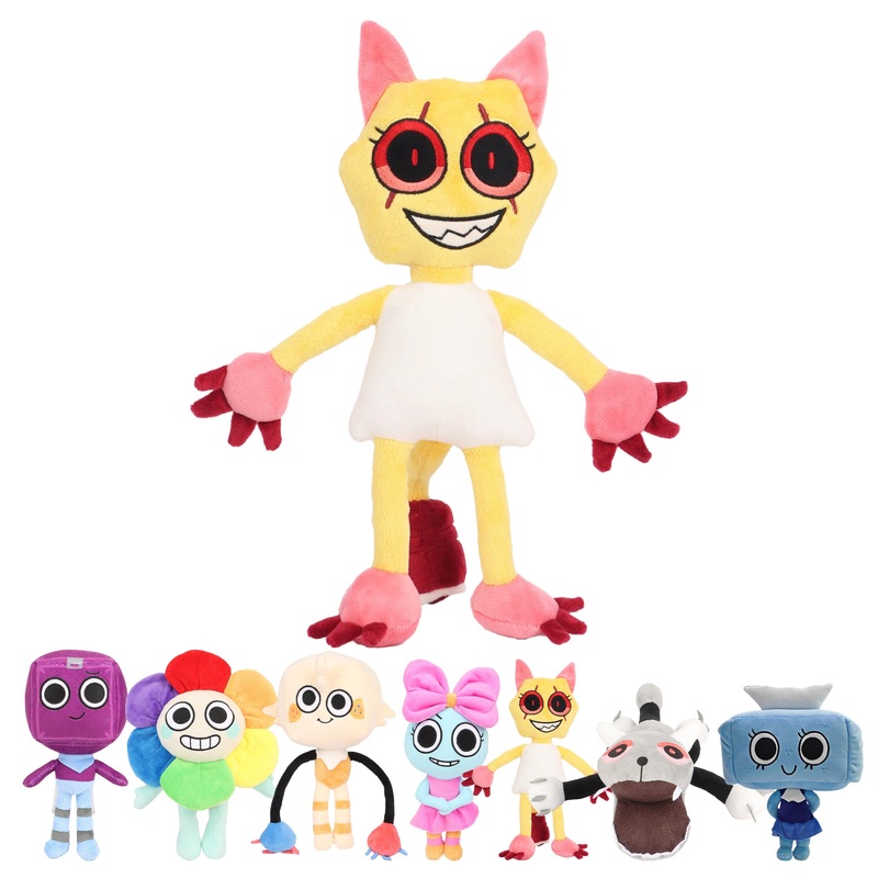 CUIGSRO Dandy’s World Plush, 13.8” Dandy World Scraps Plush Toys for Fans and Friends(Yellow)