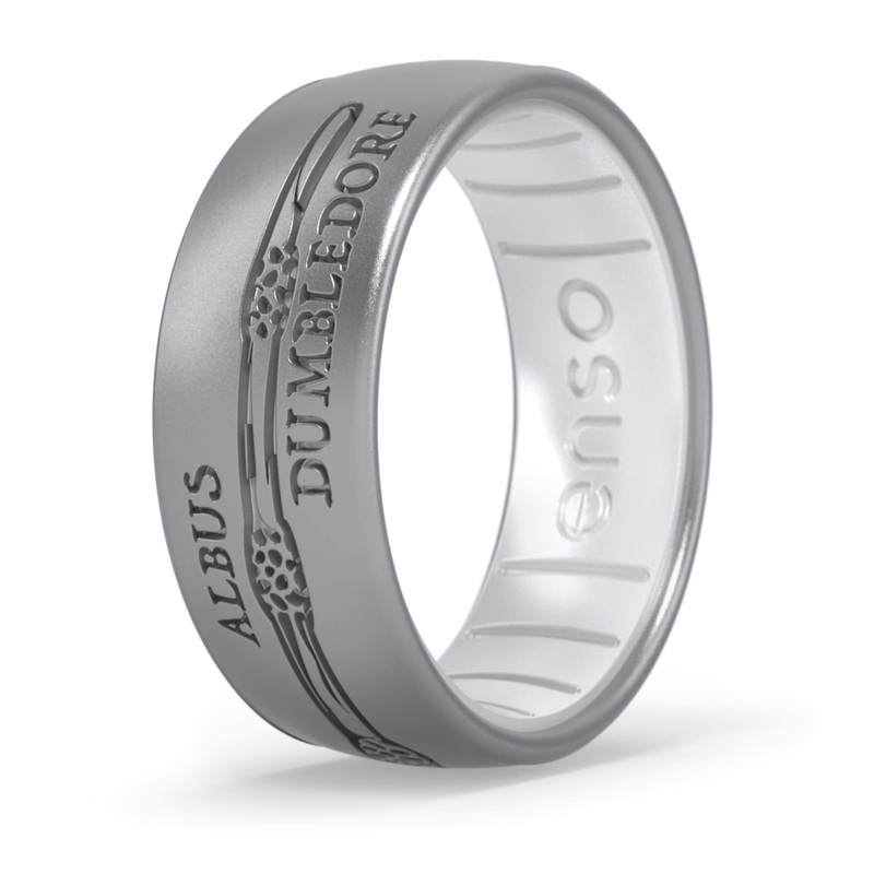 Enso Rings Harry Potter Wand Collection – Comfortable and Flexible Silicone Rings – Albus Dumbledore – 9