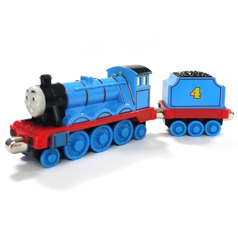 Flmenunu 1:43 Alloy Train Set Toy Magnetic Trains Carriage Model Kids Toys, No.4 Gordon Set, 11-15cm,(No.4 Gordon set)