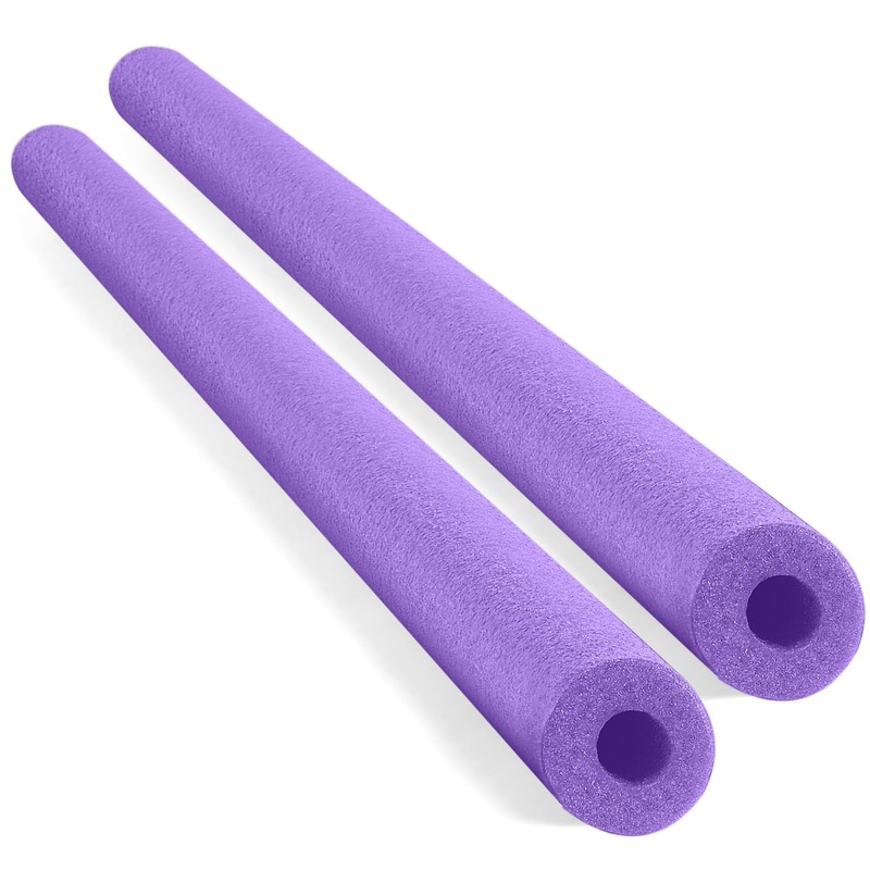 Hanaive 2 Pack Pool Noodles 52 Inch Foam Pool Swim Noodles Hollow Foam Noodle for Swimming Floats DIY Floating Craft Projects (P