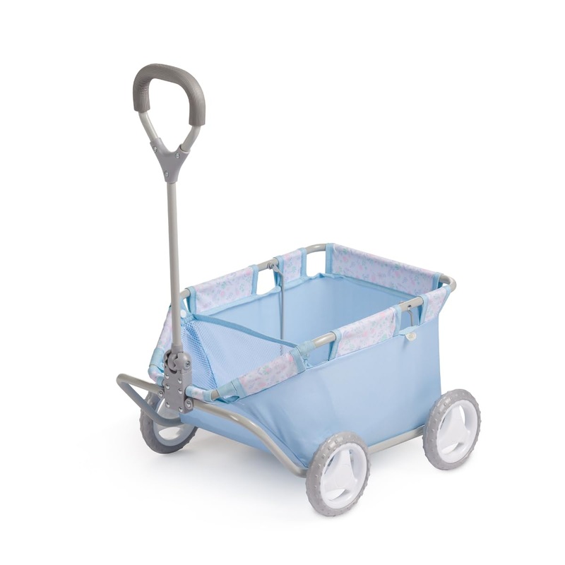 JC Toys – for Keeps Playtime | Deluxe Folding Pull Along | Royal Blue Collection | for Dolls up to 20” | Ages 3+