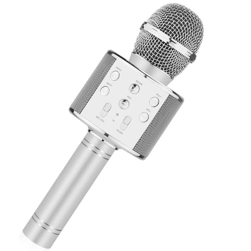 Kids Toys for Girls Boys Gifts,Bluetooth Microphone for Kids Adults Singing,Professional Karaoke Microphone Wireless Voice Chang