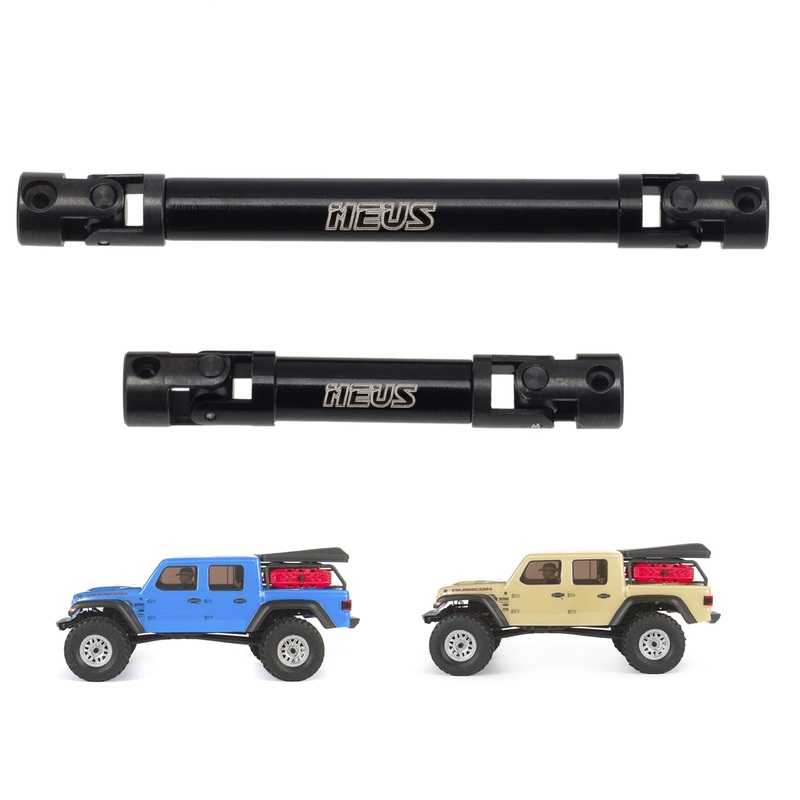 MEUS RACING SCX24 Driveshaft Center Drive Shaft for Axial 1/24 SCX24 Gladiator (45-58MM+69-95MM)