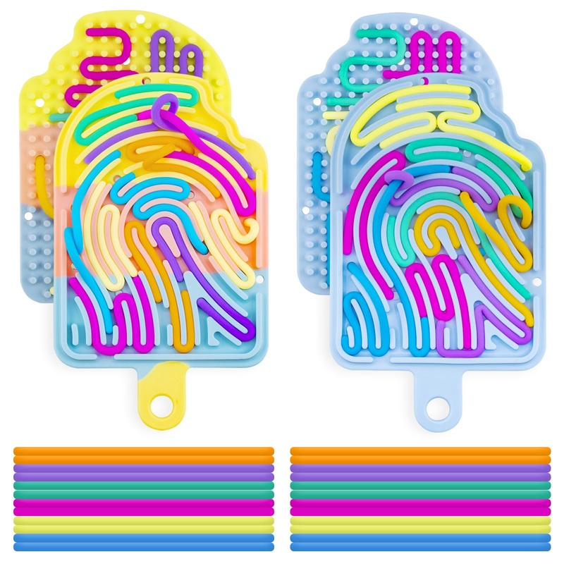 Sensory Activity Board Sensory Fidget Toys for Kids Adults for ADHD & Autism, Anxiety, Calming, Stress Relief,Sensory Toys for K