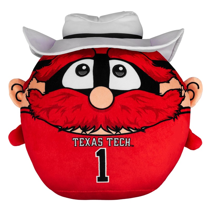 Sleep Squad Texas Tech Red Raiders Raider Red 12” Mascot Kiri Cloud Plushie – Official Collegiate Plush