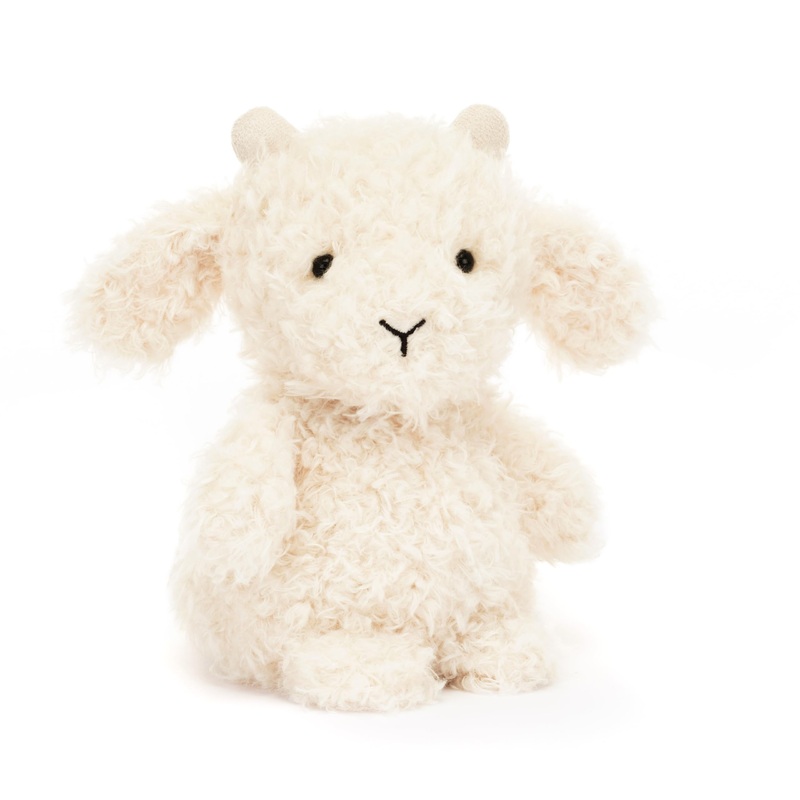 Jellycat Little Goat Stuffed Animal, 7 inches | Farmyard Plush Toy | Classic Children’s Gift