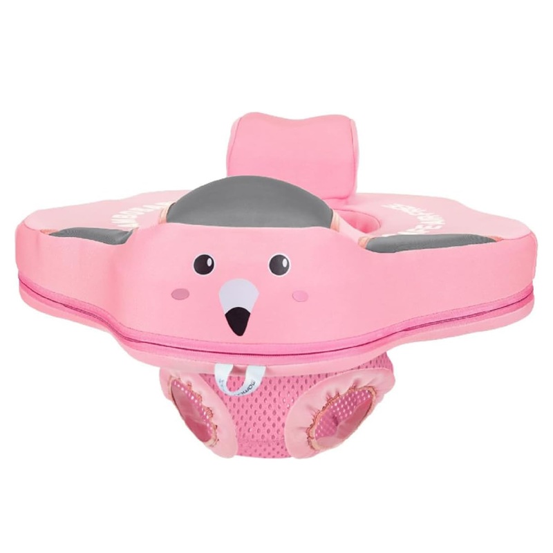 Mambo Non Inflatable Baby Pool Float Mambobaby Solid Swimming Float Baby Floats for Infants Aged 3-24 Months (Mambo Pink)