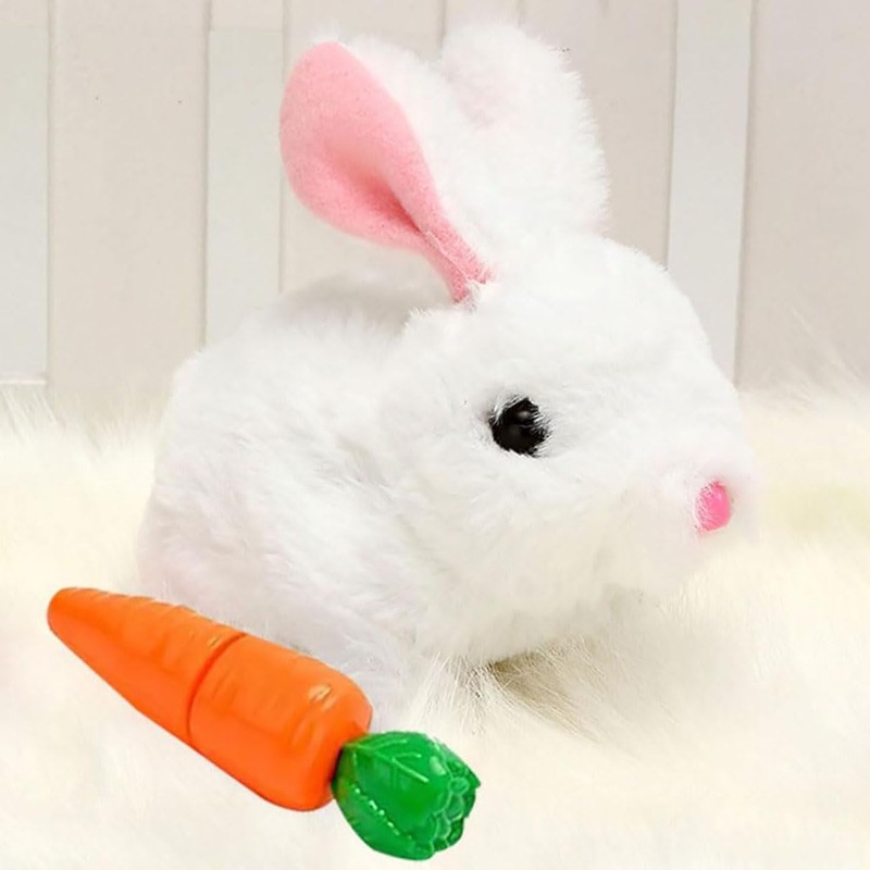 ProCover My Realistic Bunny Toy, Interactive Bunny Realistic Bunny – Jumping, Twitching, and Shaking Ears, Bunny Realistic Bunny