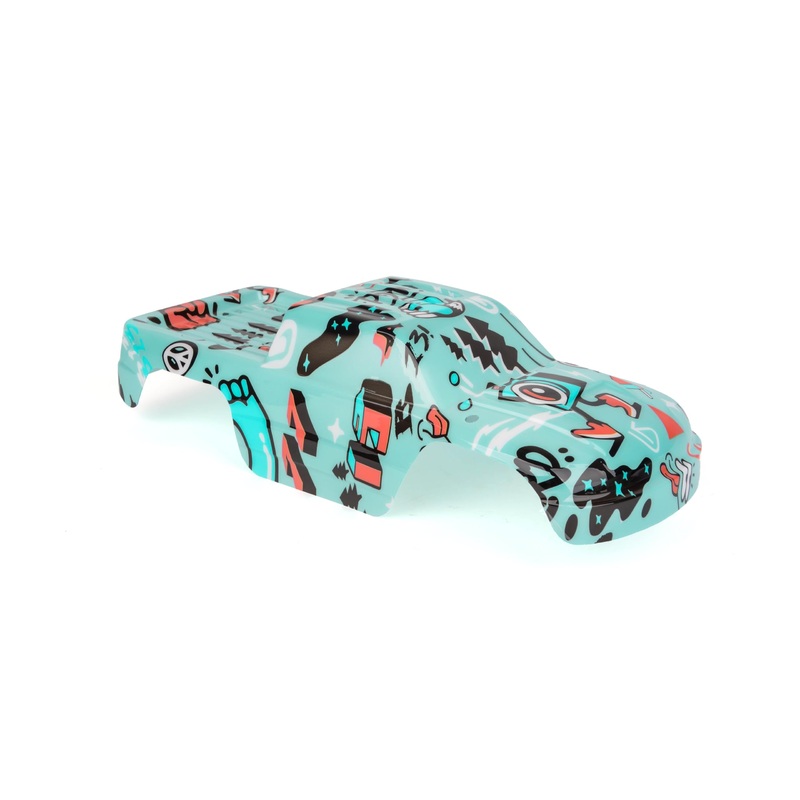 SummitLink Custom Body Compatible for 1/10 Scale RC Car or Truck (Truck not Included) (Graffiti Blue)