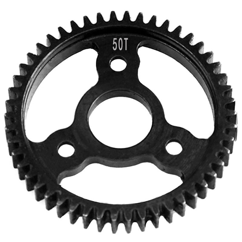 32P Spur Gear, 52T 0.8 Metric Pitch, Compatible with 32-Pitch, Hardened Steel 52 Tooth 0.8M Spur Main Gear for 1/10 TRAXXAS Ford