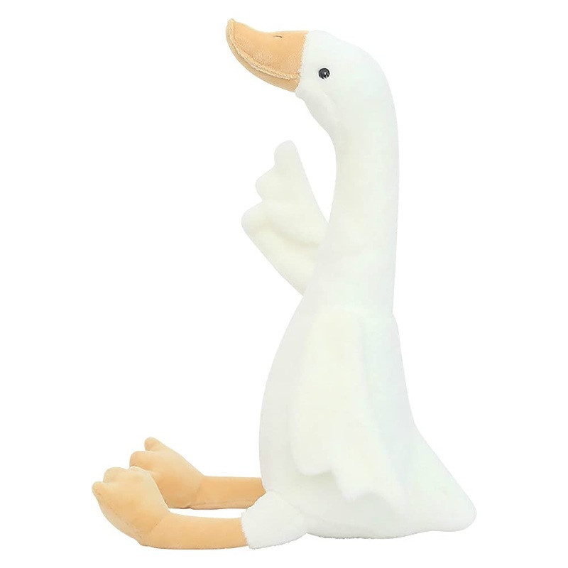 CHELEI2019 19.7” Goose Stuffed Animal Plush Toy,White Swan Stuffed Animal Toy Gifts for Kids