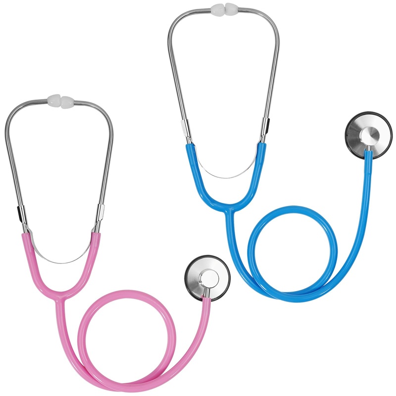 ERDOGLY Kids Stethoscope, 2 Pack Real Working Nursing Stethoscope for Kids, Play Doctor Toy for Toddler, Boys Girls Doctor Nurse