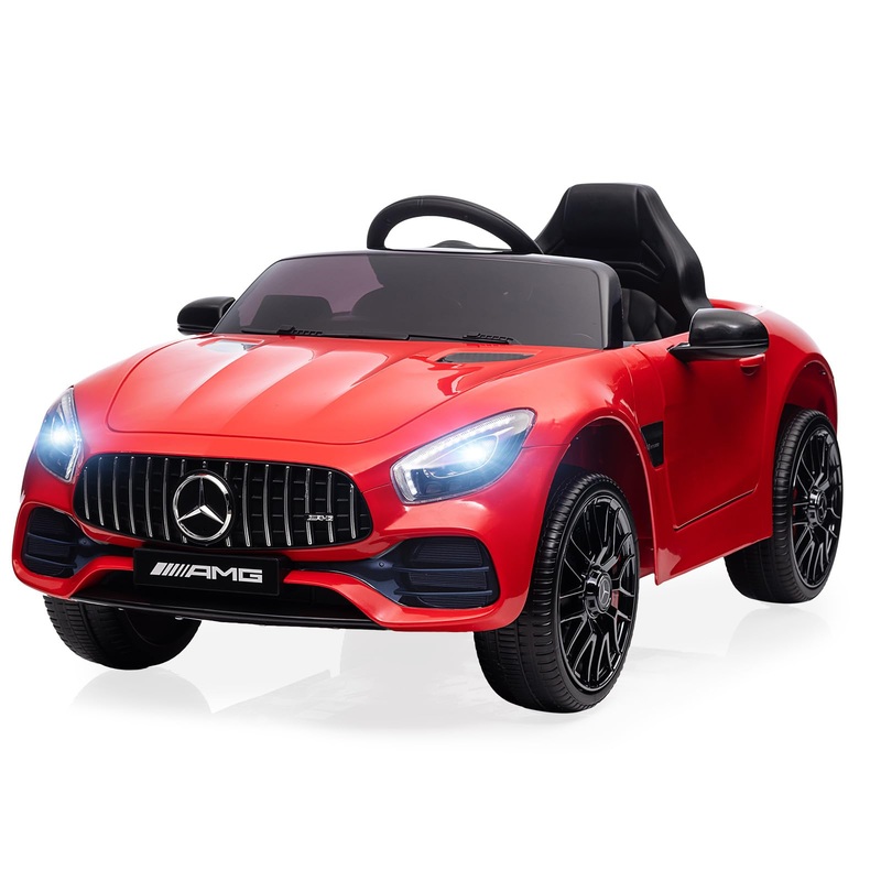 HarmoHaby 12V Kids Ride On Car, Power Battery Electric Vehicles for 3-8, Licensed Mercedes-Benz Ride On Toys Car w/Parent Remote