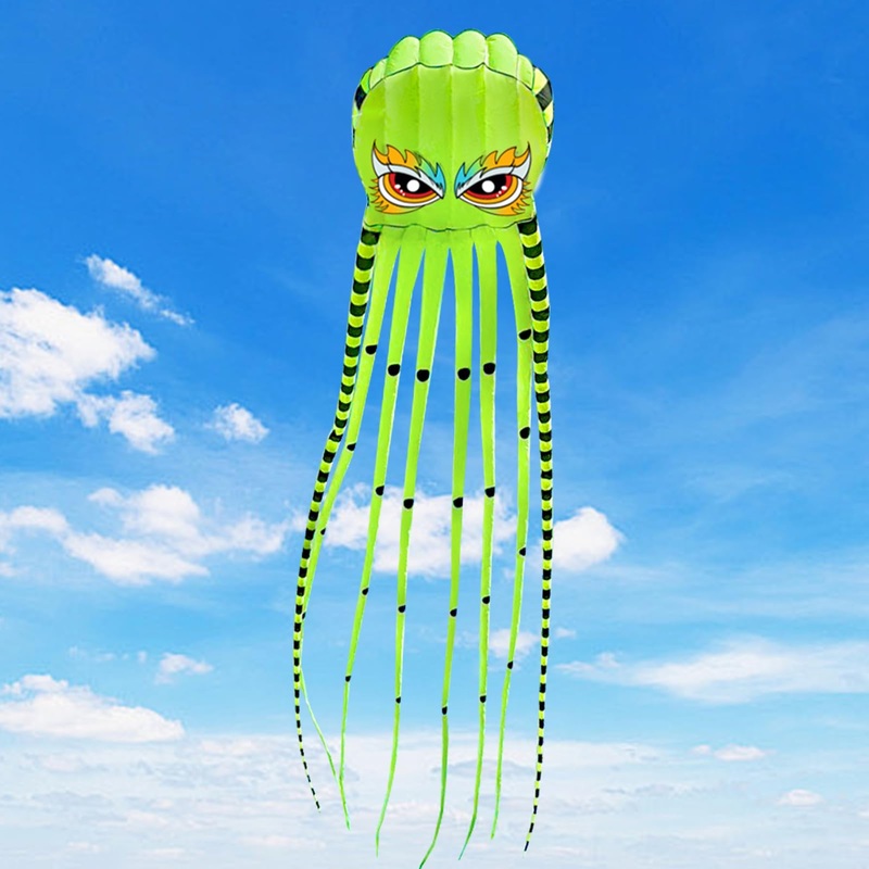 Kites for Adults Giant Octopus Kite 26ft for Outdoor Fun Large 3D Kite with Reel for Beach, Park, and Family Gatherings – Durabl