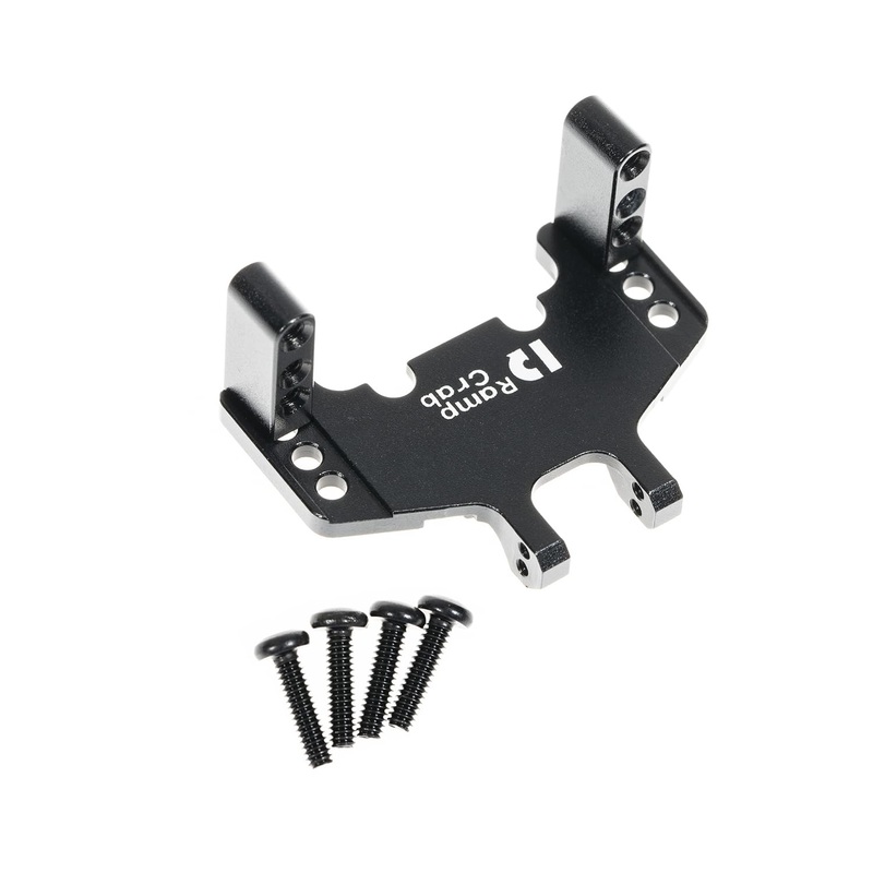 RampCrab Servo Mount Bracket for SCX24 AX24, Adjustable Servo Mount Bracket, 1/24 RC Car Steering Servo Mount for Axial SCX24 Br