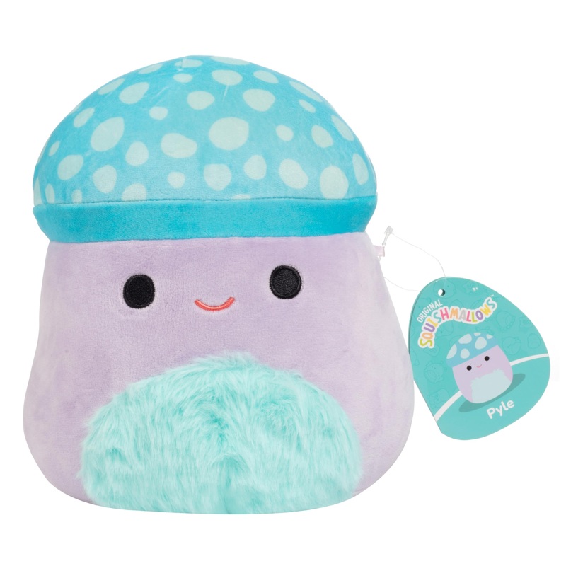 Squishmallows Original 8-Inch Pyle The Mushroom – Official Jazwares Plush – Collectible Soft Squishy Mushroom Stuffed Animal Toy