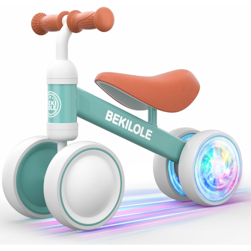 BEKILOLE Colorful Baby Balance Bike Toys for 1 2 3 Year Old Boys Girls Gifts, 12-36 Month Toddler Balance Bike, First Riding on