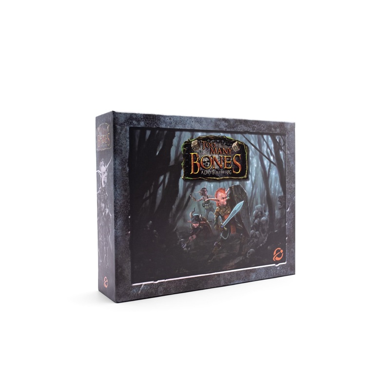 Chip Theory Games Too Many Bones Dice-Builder Roleplaying Game, Strategic Fantasy RPG Game for Adults, Teens Ages 14 and Up, 1-4