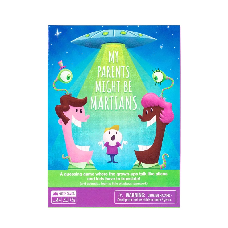 Exploding Kittens My Parents Might be Martians 2+ Players – Ages 4+ – 10 Minutes to Play – Teamwork and Guessing Game – Kid Frie