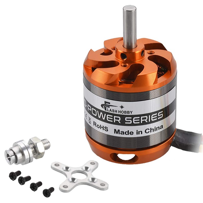 FLASH HOBBY D3542 Brushless Outrunner Motor 1000KV RC Electric Motor for Mini Multicopter RC Plane Fixed-Wing UAV Robotic Arm