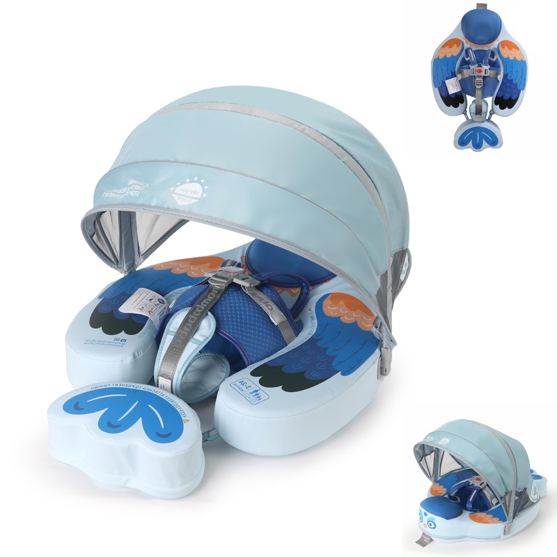 Luckclubtojoy 2025 New Baby Swimming Float Mambobaby Float Non-Inflatable Infant Pool Floats, Swimming Floaties with Improved 3D