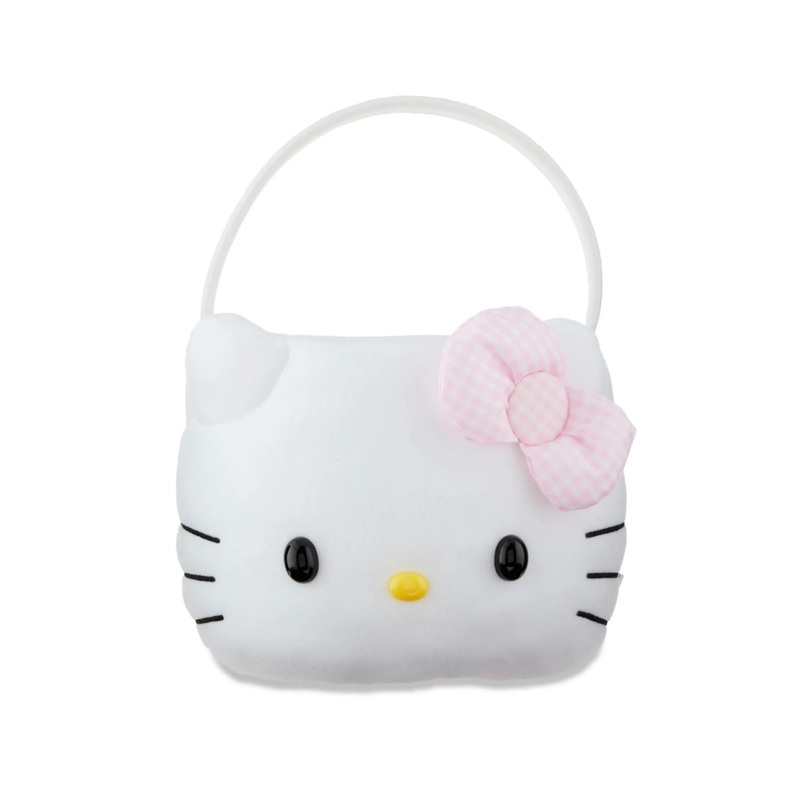 Megatoys Hello Kitty Plush Easter Basket, White
