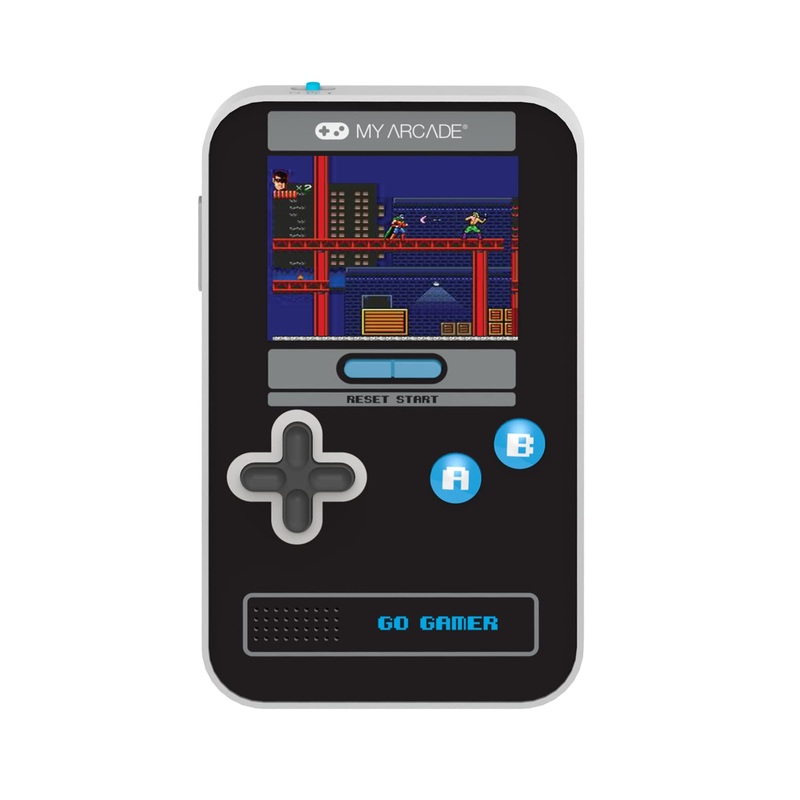 My Arcade Go Gamer Classic-Blue: Portable Electronic Game Console with 300 Games, Full Color 2.5” Screen- Fun for The Entire Fa