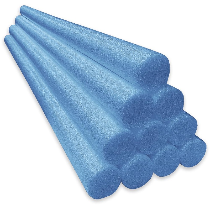 Oodles of Noodles Solid Deluxe Foam Pool Swim Noodles 10 Pack 55 Inch Length