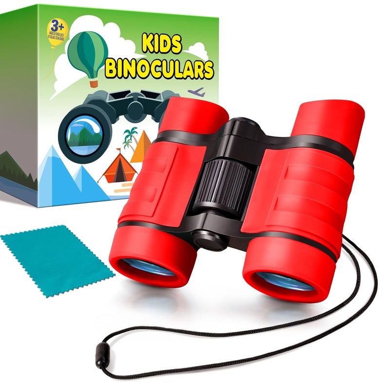 YOPINSAND Kids Binoculars, Ages 3-12, Perfect for Bird Watching, Camping, Outdoor Exploration