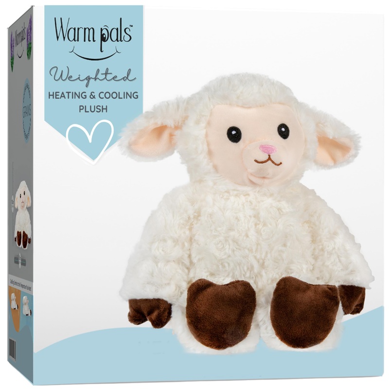 1i4 Group Warm Pals – Sheep – Cozy Microwavable Lavender Scented Plush Toys – Heated Stuffed Animal – Heatable Coolable Bedtime