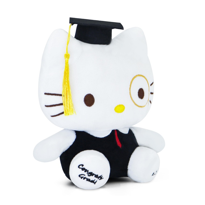 2025 Graduation Cat Ornament – 7.8 Inch Class of 2025 Commemorative Decoration for Graduation Ceremonies, Party Displays & Keeps