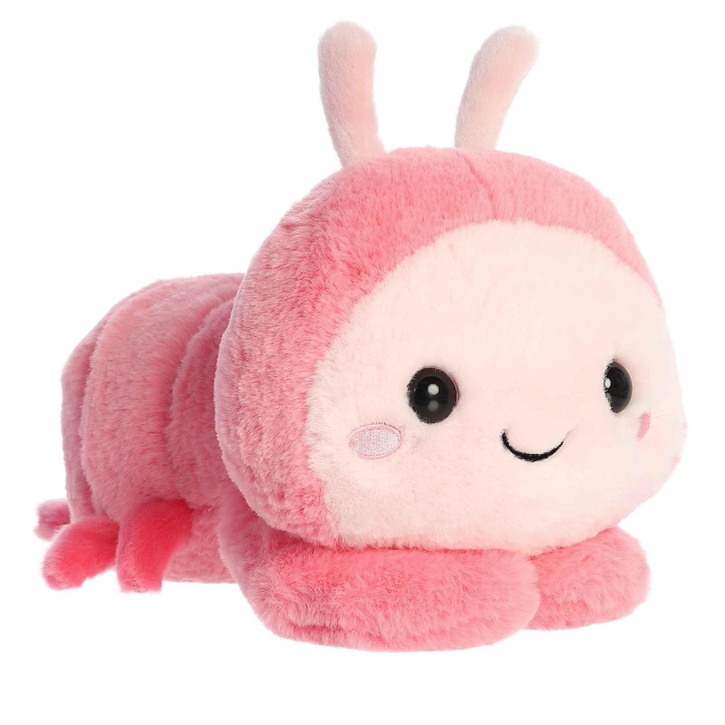 Aurora Playful Too Cute Shimmi Shrimp Stuffed Animal – Adorable Characters – Playful Fun – Pink 9 Inches
