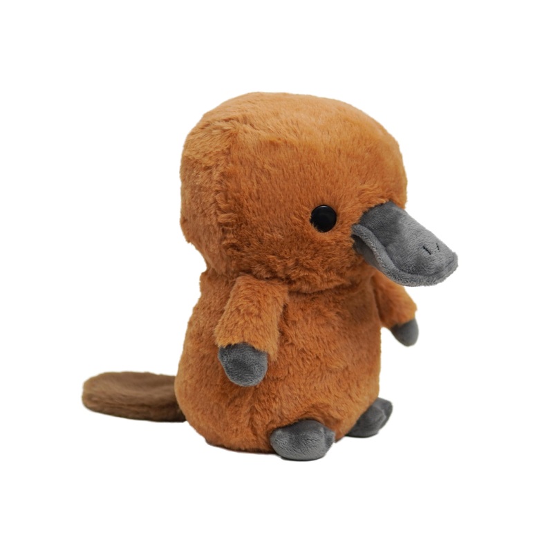 Avocatt Brown Platypus Plushie Toy – 10 Inches Stuffed Animal Plush – Plushy and Squishy Platypus with Soft Fabric and Stuffing