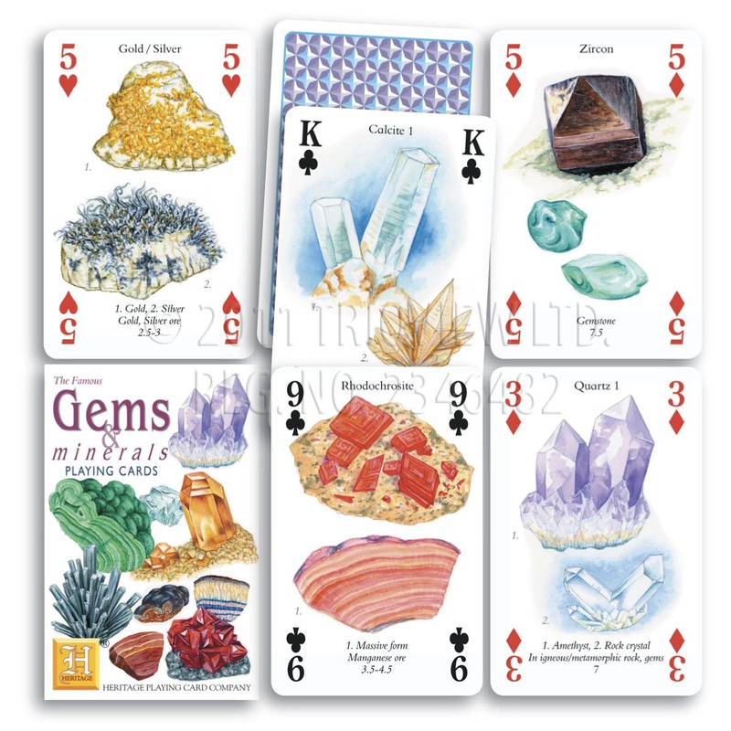 Gems & Minerals Playing Cards