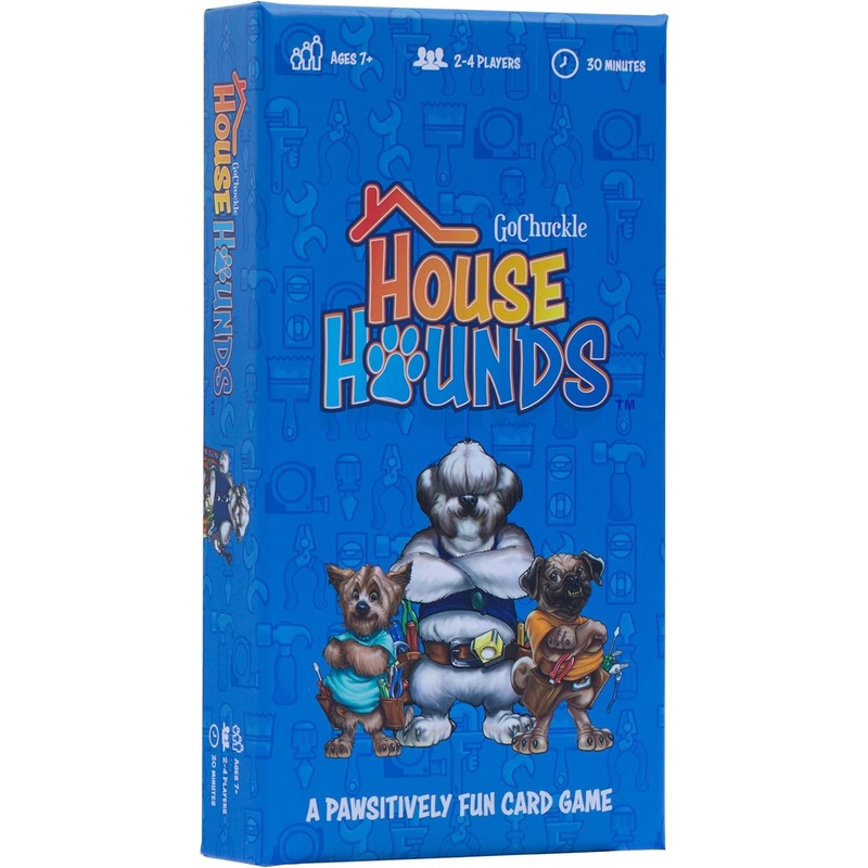 GoChuckle House Hounds Set Collection Card Game – A Race to Collect Workers Needed to Fix up Broken Down Houses, Strategy Game f