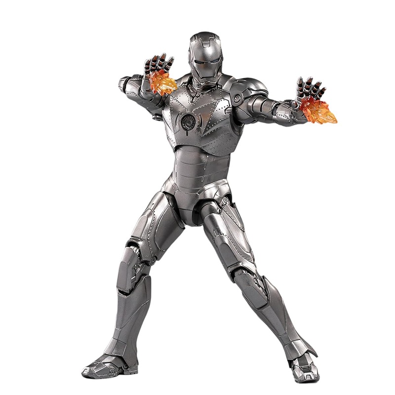 HiPlay ZD Toys Collectible Figure Full Set: Anniversary Series Non-Luminous Version: Iron Man MK2 (1906-02), 1:10 Scale Miniatur