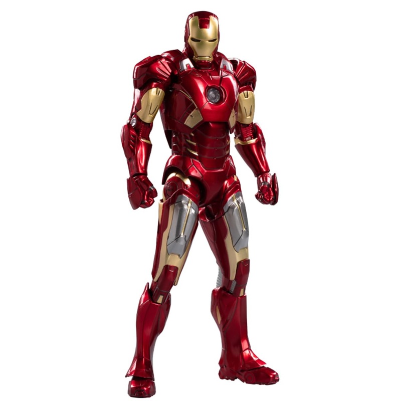 HiPlay ZD Toys Collectible Figure Full Set: Anniversary Series Non-Luminous Version: Iron Man MK7 (1906-07), 1:10 Scale Miniatur