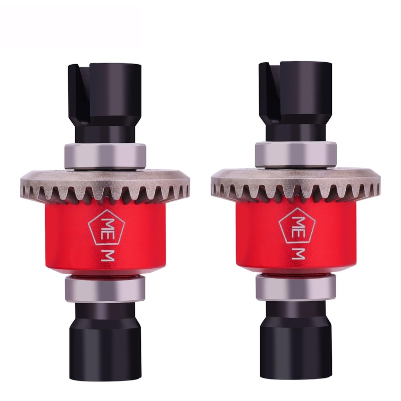 Mesimsple 2PCS Alum H16BM Front Rear Differential Diff Gear for MJX Hyper go 1/16 H16BM H16207 16208 16209 16210 H16 1/14 14301