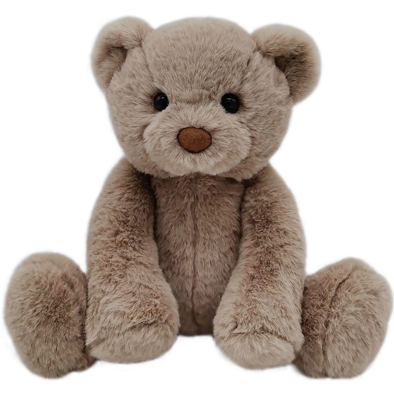 Mikee Fluffie Teddy Bear Stuffed Animal, 9” Small Teddy Bear, Cute Soft Stuffed Animals for Girls Kids, Valentines Plush Bears