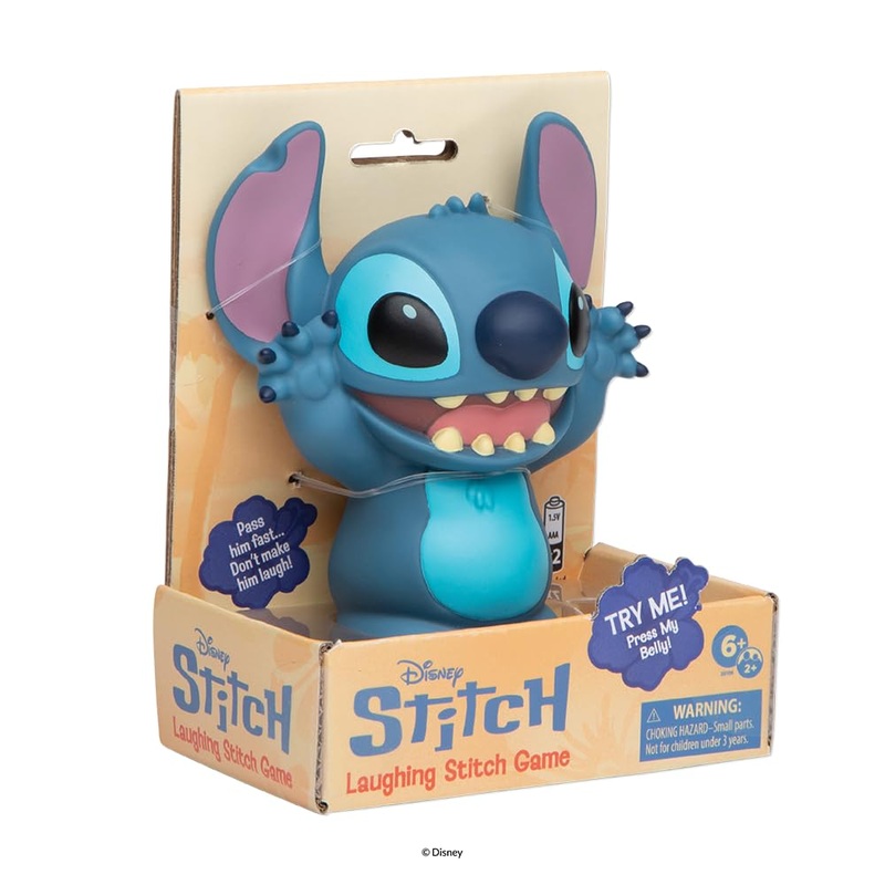 PlayMonster Laughing Stitch Dice Games – Multi-Player Family & Kids Travel Dice Set, Ages 6+, Fun Disney Stitch Toy