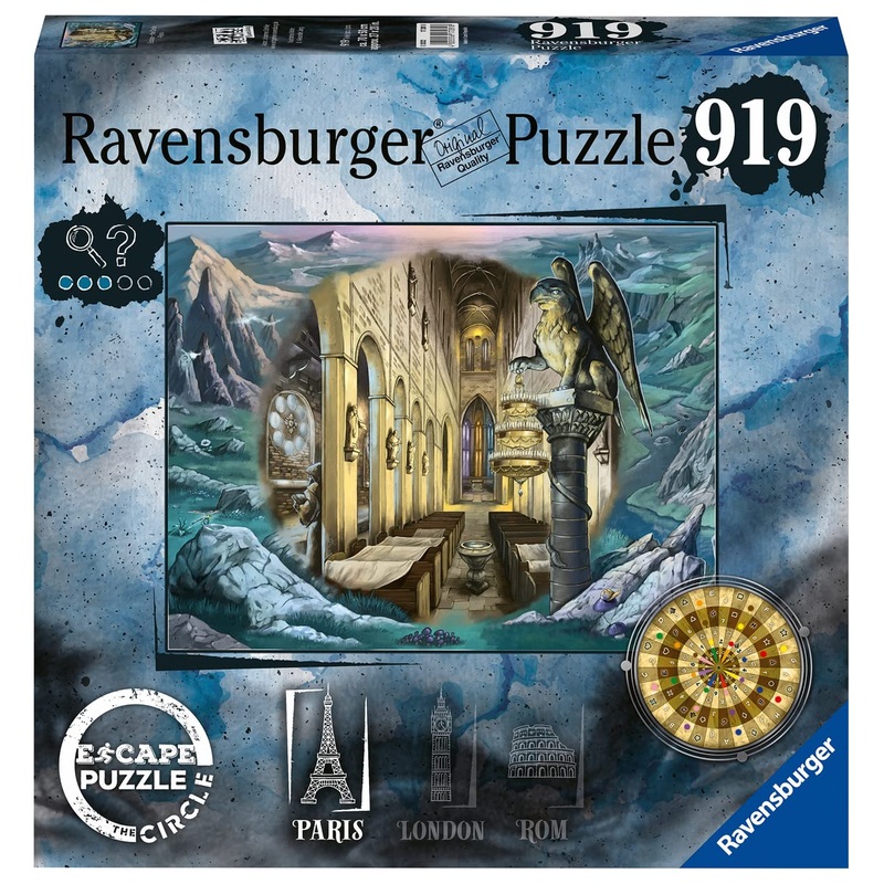 Ravensburger Escape The Circle: Paris 919 Piece Jigsaw Puzzle for Adults – 17281 – an Escape Room Experience in Puzzle Form