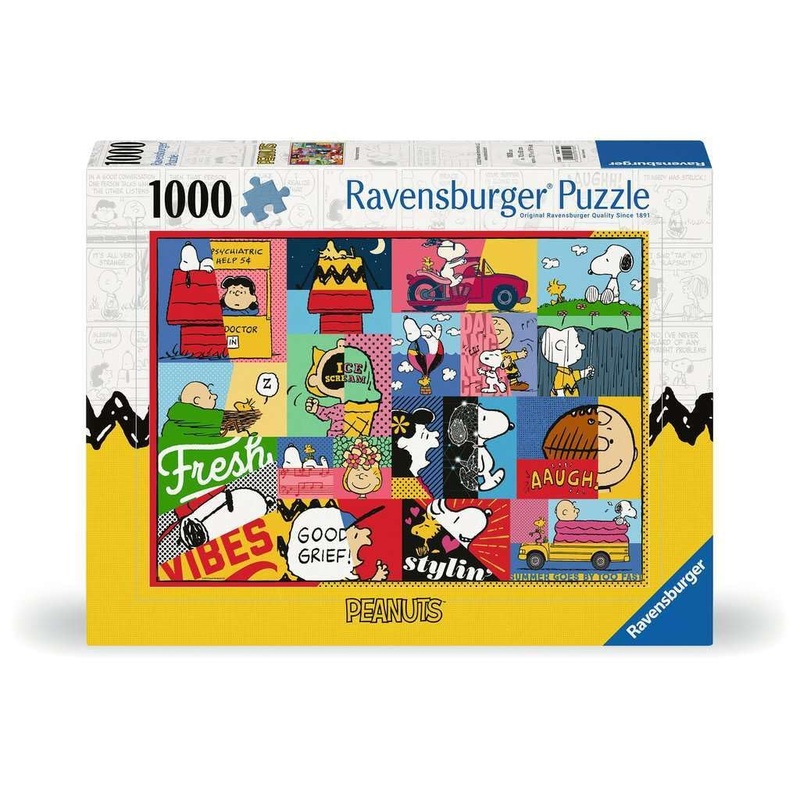 Ravensburger Peanuts Moments 1000 Piece Jigsaw Puzzle – 12000750 – Handcrafted Tooling, Made in Germany, Every Piece Fits Togeth