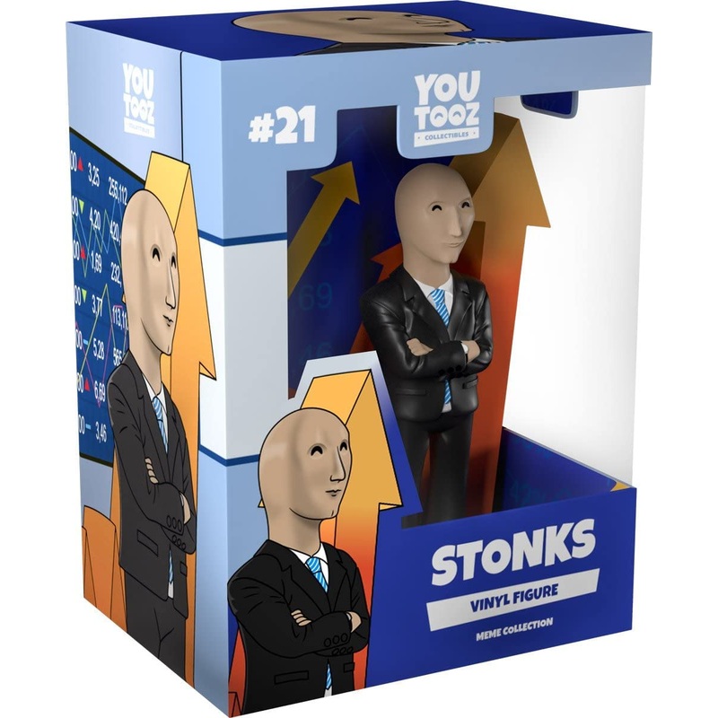 Youtooz Stonks 3.5” Inch, Stonks Vinyl Figure Meme Collection