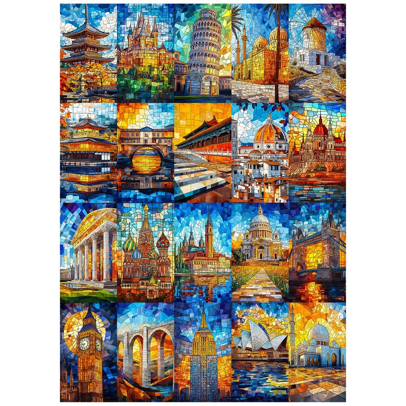 All4Jig Building Fun Jigsaw Puzzles For Adults And Kids, 1000 Pieces, 27.6” X 19.7”, Christmas Secret Santa Gift, White Elepha