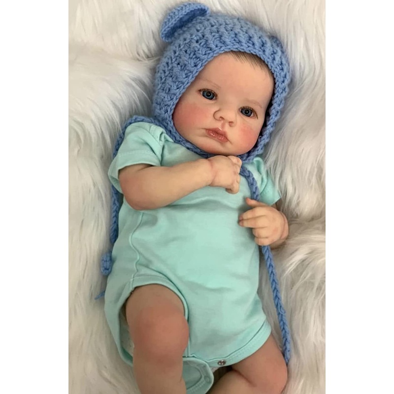 Angelbaby Lifelike Reborn Baby Dolls 20 Inch Realistic Silicone Newborn Size Baby Dolls Look Real Handmade Detailed Infant Soft