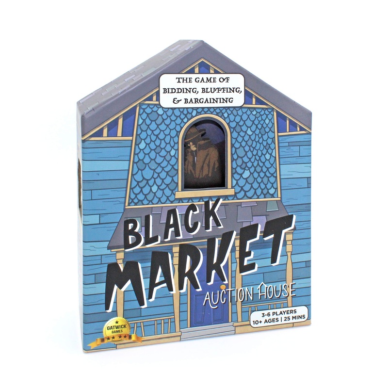 Black Market Auction House – A Game Of Bidding, Bluffing & Bargaining, Adult Games For Game Night And Family Game Night, Board G