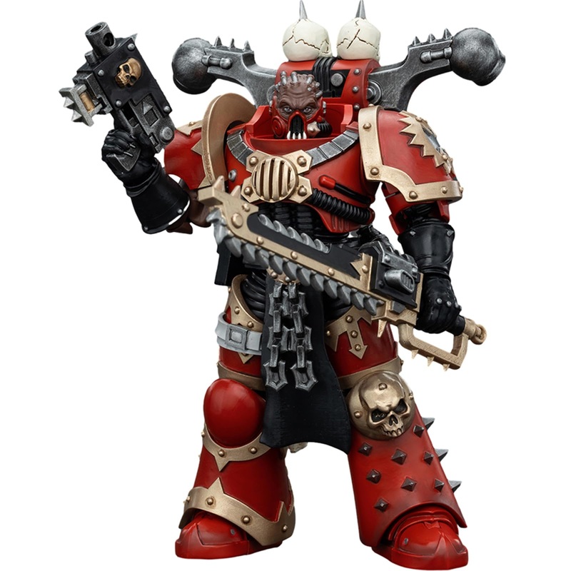 JOYTOY Warhammer 40k World Eaters, World Eaters Khorne Berzerker 7 1/18 Action Figure, Dedicated to You Who Love Collecting